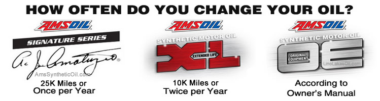 10k and 25k mile oil changes